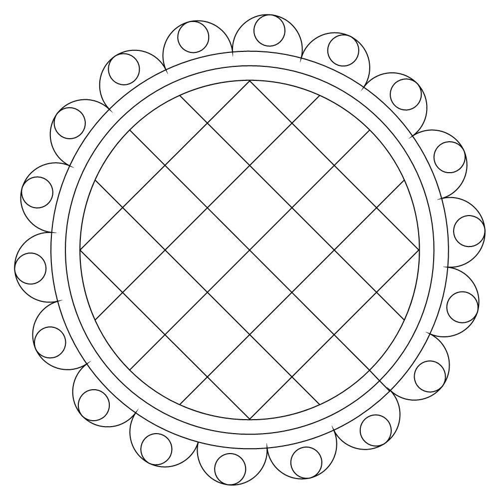 circle grid 002 Digital Pattern | Sweet Dreams Quilt Studio - Digital ...